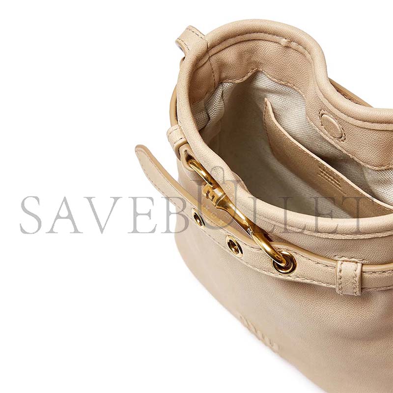 MIU MIU CORD POUCH IN NAPPA LEATHER 5NR461 (19*17*4.5cm)